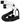 White electric vehicle charging cable with black coiled design on a white backgroun