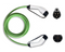 Câble de chargement EV / PHEV de type 2 - 16 ou 32 A - Vert ou noir - Monophasé de 3, 5, 7,5 ou 10 mètres