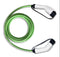 Câble de chargement EV / PHEV de type 1 - 16 ou 32 A - Vert ou noir - Monophasé de 3, 5, 7,5 ou 10 mètres