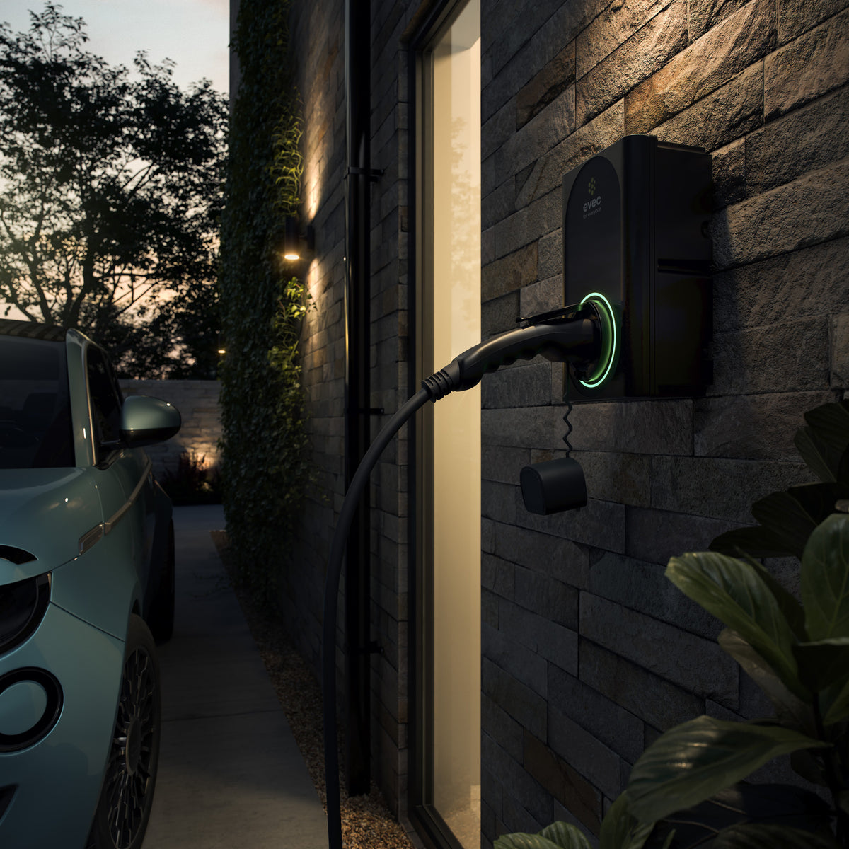 EVEC EV Charger - 7.4kW - Socketed - Smart Charge – EV Extras