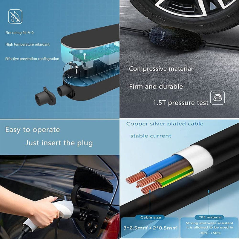 Hyundai Tucson Mode 2 Portable Charger | UK 3 Pin Plug | 5 to 25 metres
