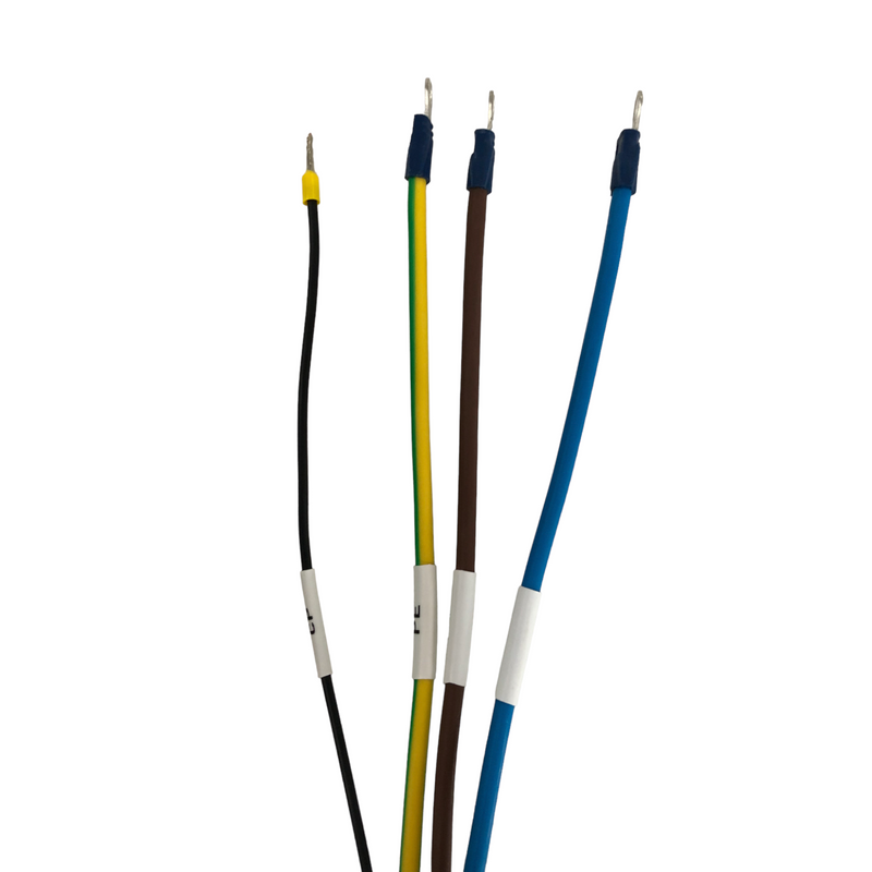 Cable de conexión atado tipo 2 para usar con Wallbox - 16 o 32 amperios - Verde o negro - Monofásico de 5 o 10 metros